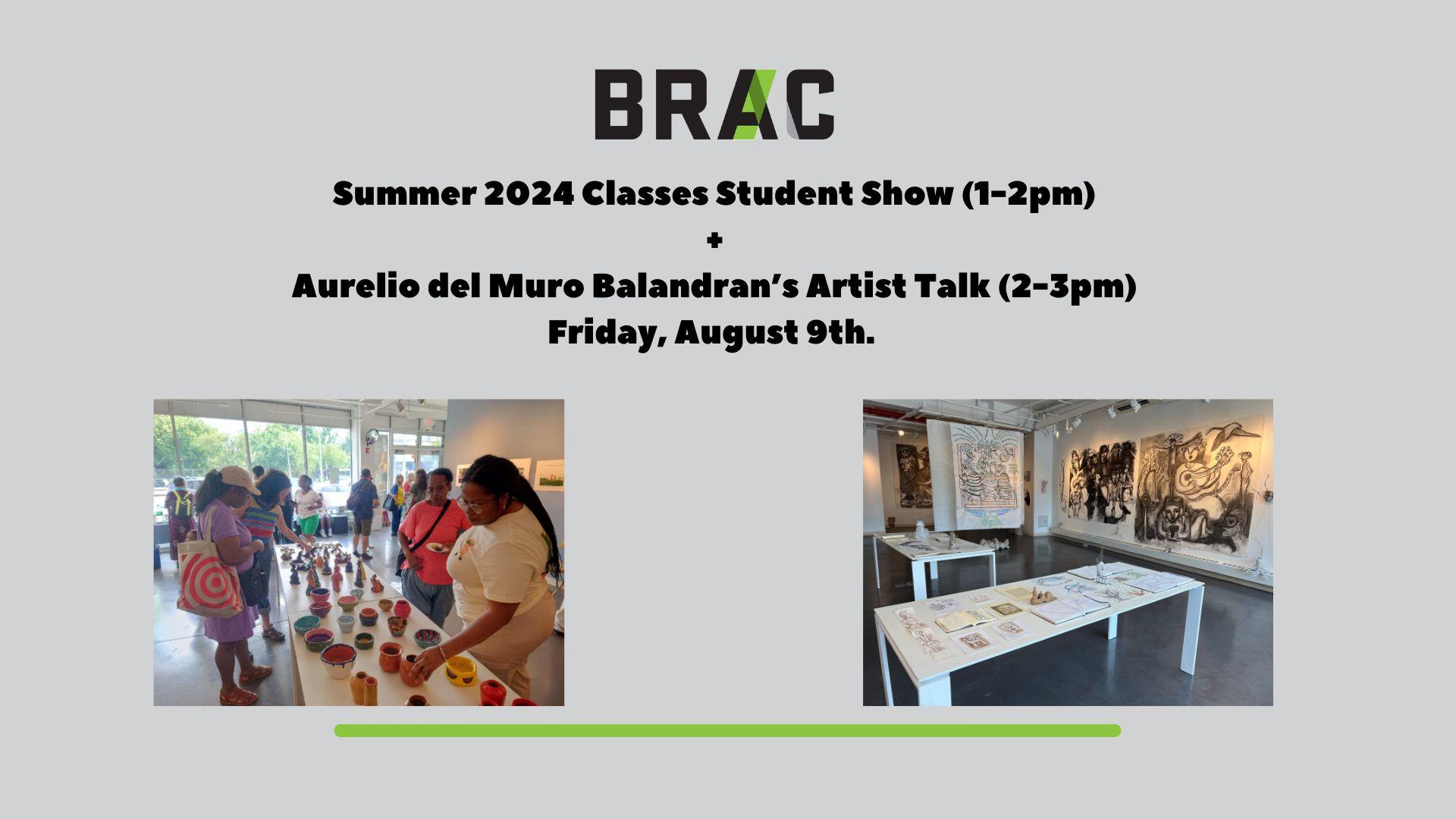 2024 Summer Classes Celebration + Artist Talk